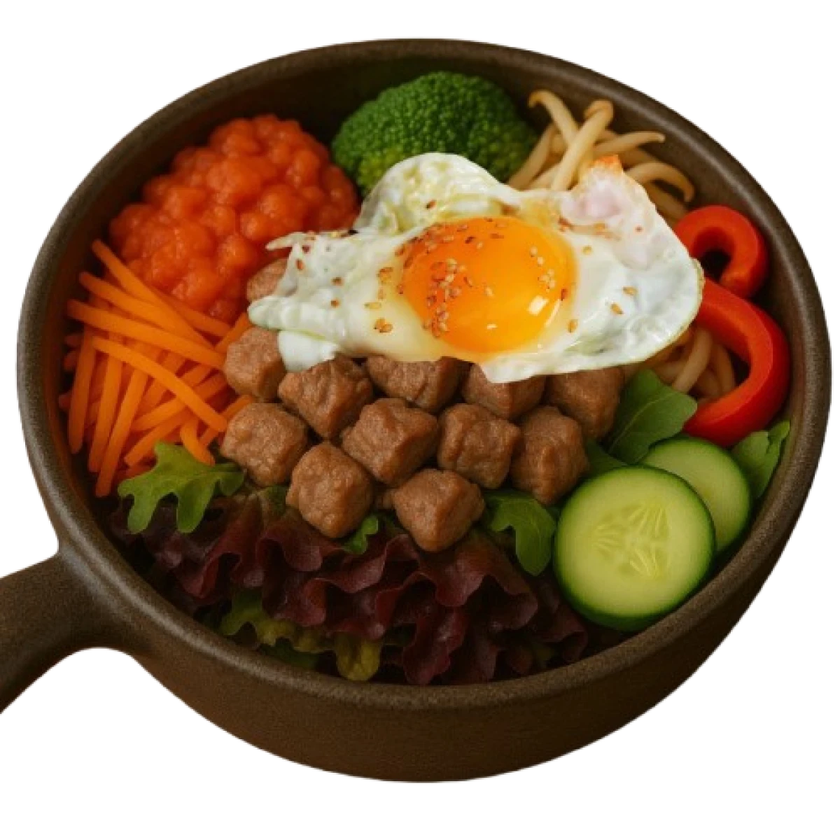 BIBIMBAP KÖTT (ENTRECOTE)